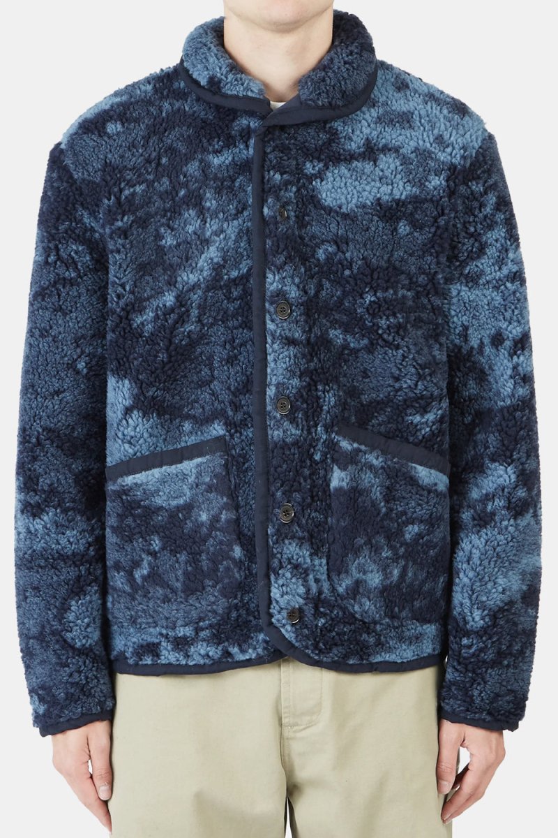 Universal Works Space Dyed Lancaster Jacket (Blue Fleece) | Jackets